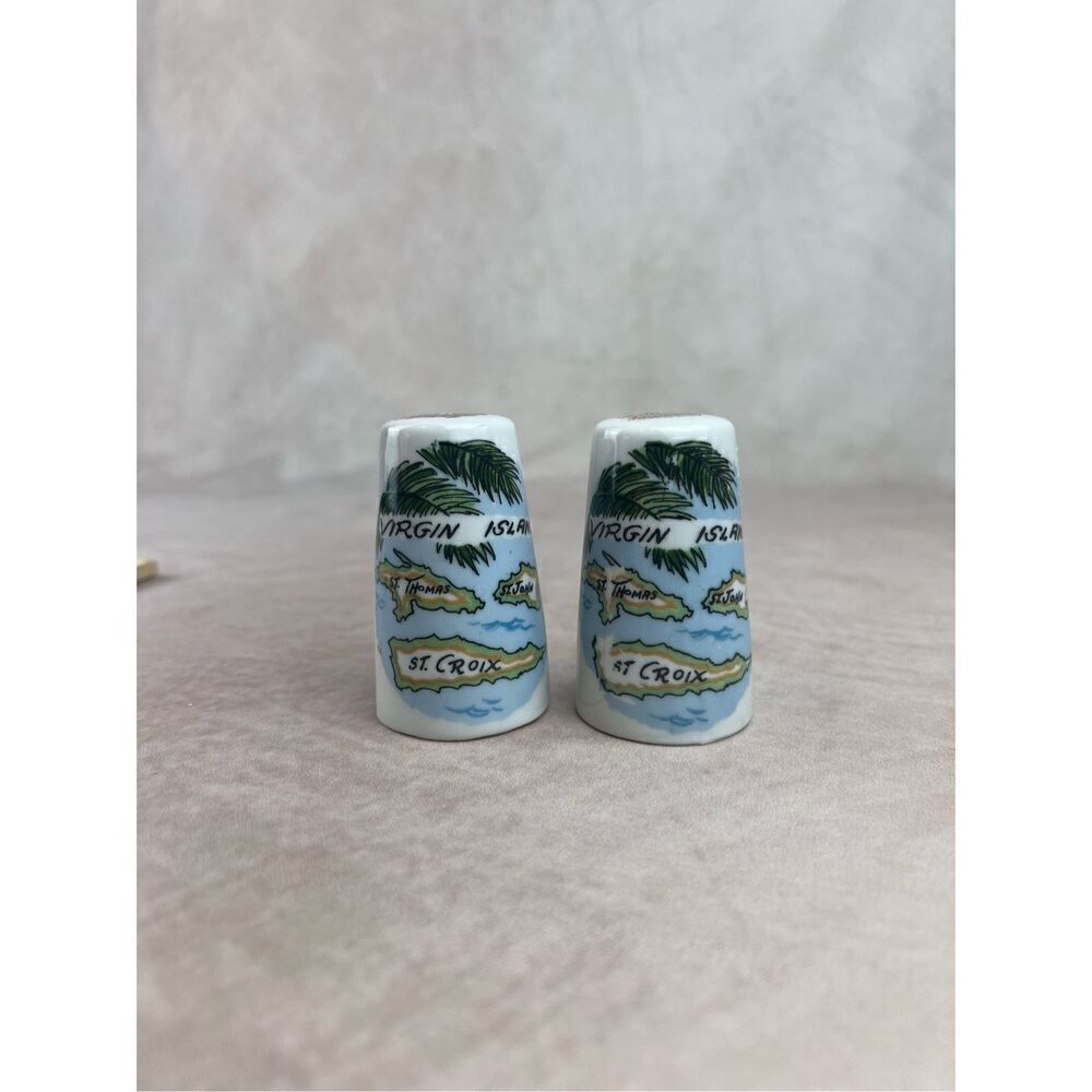 Vintage Virgin Islands Salt and Pepper Shakers